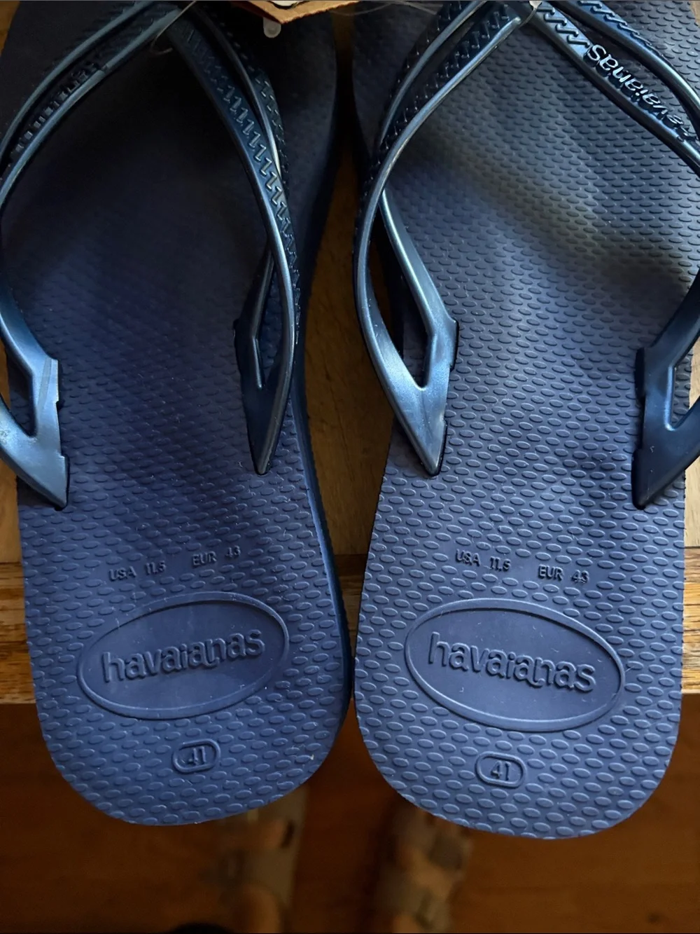 Havaianas Navy Blue Flip Flops